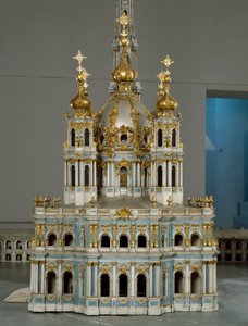 Projeto para o Mosteiro da Virgem da Ressurreição (Smolny) em São Petersburgo (São Petersburgo)