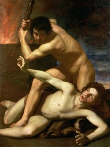 Caim a assassinar Abel, c.1610 (óleo sobre tela)
