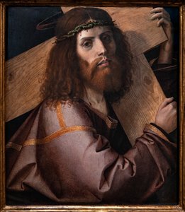 Cristo carregando a cruz, primeira década do século XVI (óleo sobre painel)