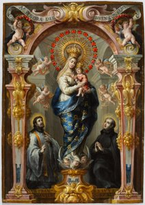 Nossa Senhora do Bom Conselho, c.1680 (óleo sobre cobre) de Bartolomeo Perez