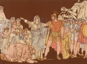 Coriolano e sua mãe de Bartolomeo Pinelli