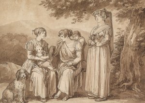 Família do Artista de Bartolomeo Pinelli