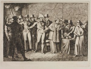Pio VII. Sequestrado pelos franceses na noite de 6 de julho de 1809