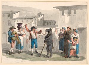 O urso dançarino de Bartolomeo Pinelli