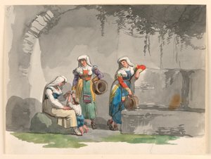 Três mulheres sul-italianas de Bartolomeo Pinelli