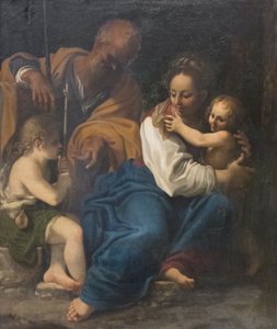 Sagrada Família e S. João Baptista de Bartolomeo Schedoni