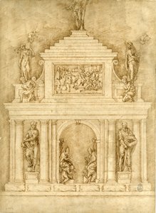 Projeto para os túmulos de Leão X e Clemente VII de Bartolommeo Bandinelli