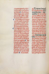 Missale: Fol. 173v: Música para Aleluia, etc., no início da Páscoa, 1469. de Bartolommeo Caporali
