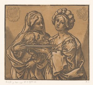 Herodíades e Salomé com a cabeça de João Baptista de Bartolommeo Coriolano