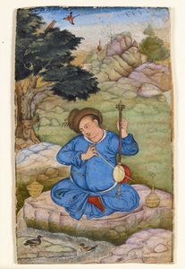 Músico em uma paisagem, 1575-1580