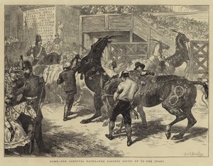 Roma, as corridas de carnaval, o Barberi indo até o início de Basil Bradley