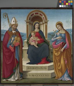 Madona e Menino com São Justo de Volterra e Santa Margarida de Antioquia