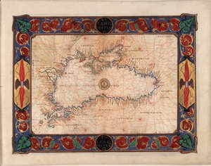 Mapa do Mar Negro, incluindo parte da atual Romênia, Bulgária, Turquia, Ucrânia e Rússia, c
