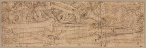 Ossos do braço, início dos anos 1540. de Battista Franco