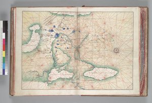 Mapa da Rússia de Battista Giovanni Agnese