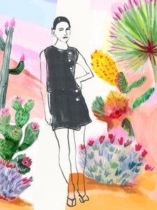 Estilo de Moda do Deserto de Beate Tubach