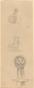 Folha de Esboços [reto] de Beatrice Godwin Whistler