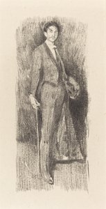 Conde Robert de Montesquiou de Beatrice Godwin Whistler after James McNeill Whislter