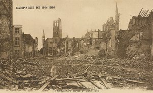 A rua de Verger, 27 de junho de 1915 de Belgian Photographer