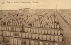 Cemitério Tyne Cot em Passchendaele de Belgian Photographer