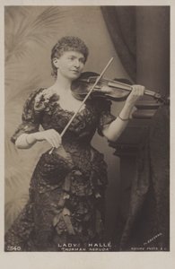 Wilma Neruda, Lady Halle, violinista da Morávia de Belgian Photographer