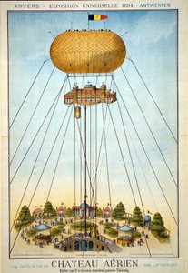 Chateau Aéreo, Exposição Universal, 1894 de Belgian School