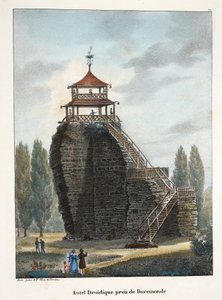 Altar Druídico perto de Roermond, c.1895 (photochrom) de Belgian School