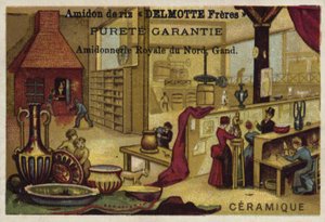 Fabricação de cerâmica de Belgian School