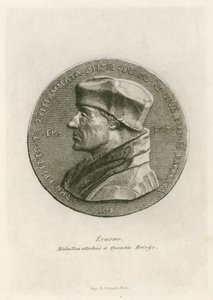 Erasmus, medalhão atribuído a Quentin Massys de Belgian School