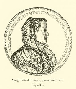 Margaret de Parma, governanta dos Países Baixos espanhóis de Belgian School