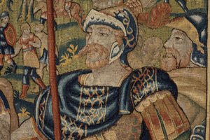 História de Cyrus II O Grande, c.1590 (tapeçaria) de Belgian School