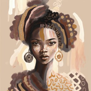 Retrato de uma mulher elegante de Bella Eve