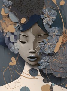 Mulher Floral Sereno de Bella Eve