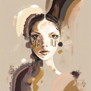 Retrato Tribal Sereno
