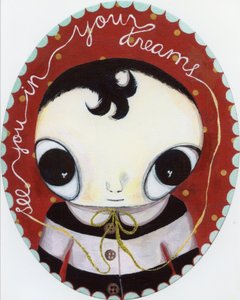 Vejo você em seus Sonhos, 2010, óleo sobre tela de Bella Larsson