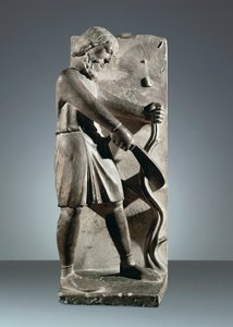 Dezembro, estátua do Ciclo dos Meses, Baptistério de Parma