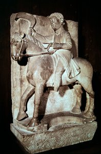 Camponês em um cavalo