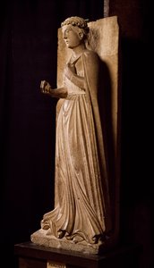 Primavera, escultura do Ciclo das Estações, de Benedict Antelami (1178-1233), Batistério de Parma, Emilia-Romagna, Itália