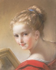 Estudo de uma menina de vermelho, 1717.