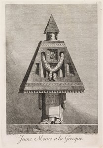 Mascarada grega: Jovem monge grego Placa 9, 1771.