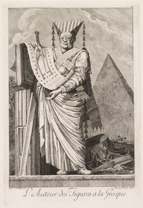 Baile de Máscaras em Grecque: LAuteur des figures à Grecque Plate 10, 1771. de Benigno Bossi