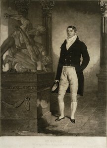 Sr. Gully, gravada por Charles Turner (1774-1857) (mezzotint) de Benjamin (after) Marshall