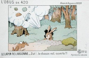 "Raios!... A perseguição começou!!!" (cor litho)