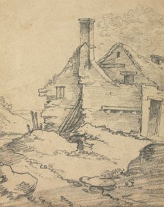 Casas em uma paisagem.
