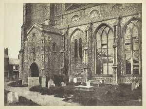 Southside da Igreja Cromer, c. década de 1850. de Benjamin Brecknell Turner
