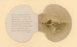 Ilustração para folheto intitulado Sea Shells (cor litho)