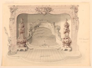 Desenho, Grelha de ferro fundido, ca. 1840