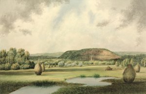 West Rock, New Haven, Connecticut, c.1854-60 (wc no papel) de Benjamin H. Coe