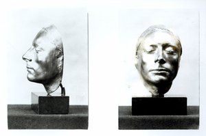 Máscara de vida de John Keats (1795-1821) (eletrotipo)