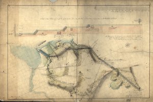 Secção do curso norte do canal desde a maré no rio Elk em Frenchtown até ao bifurcado [carvalho] no pântano do Sr. Rudulph : [Canal Chesapeake e Delaware, porção de Maryland]